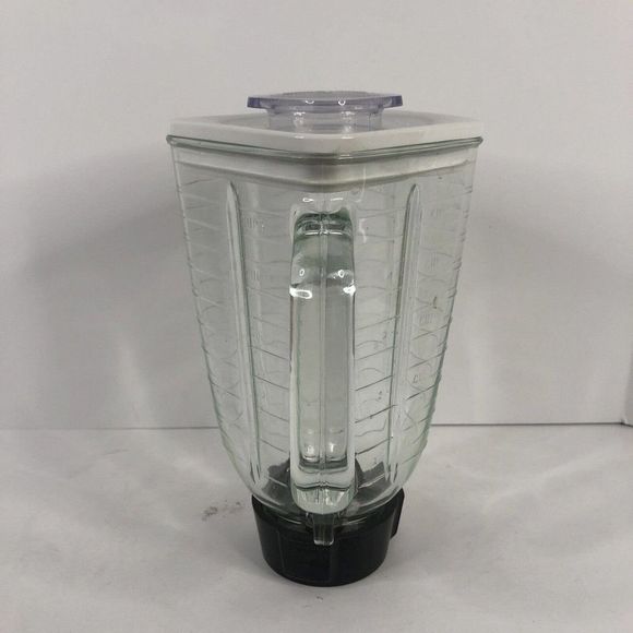 Vintage Oster Kitchen Center Blender Jar Glass Pitcher w/ Lid & Blade - Picture 2 of 5